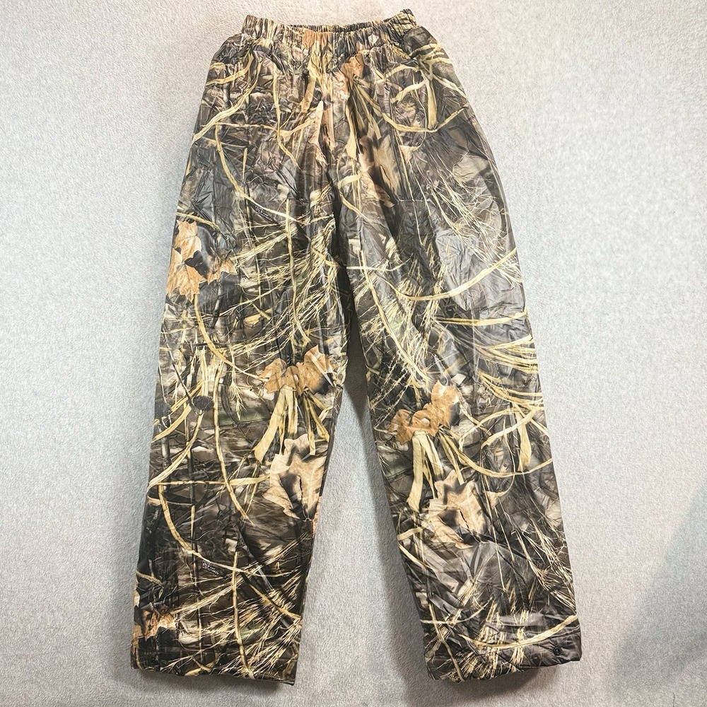 Onyx Outdoor‎ Camouflage Quilted Rain Pants Mens XL Realtree Hunting Waterproof